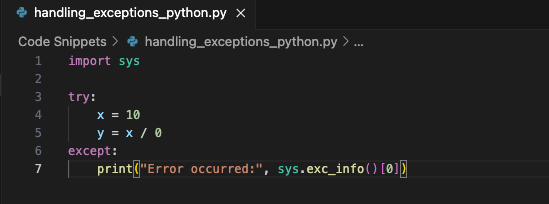 Exception Handling in Python - Coding Jedi